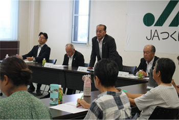 こめ油料理講習会の様子